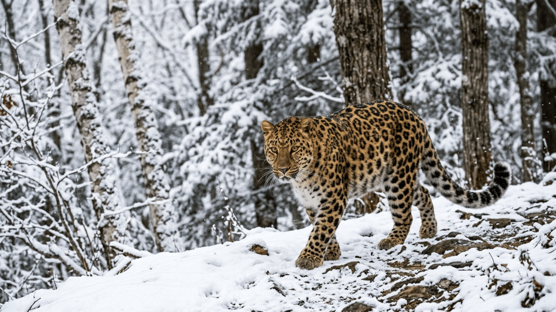 amur leopard in its natural habitat illustrating threats population loss and wildlife protection work