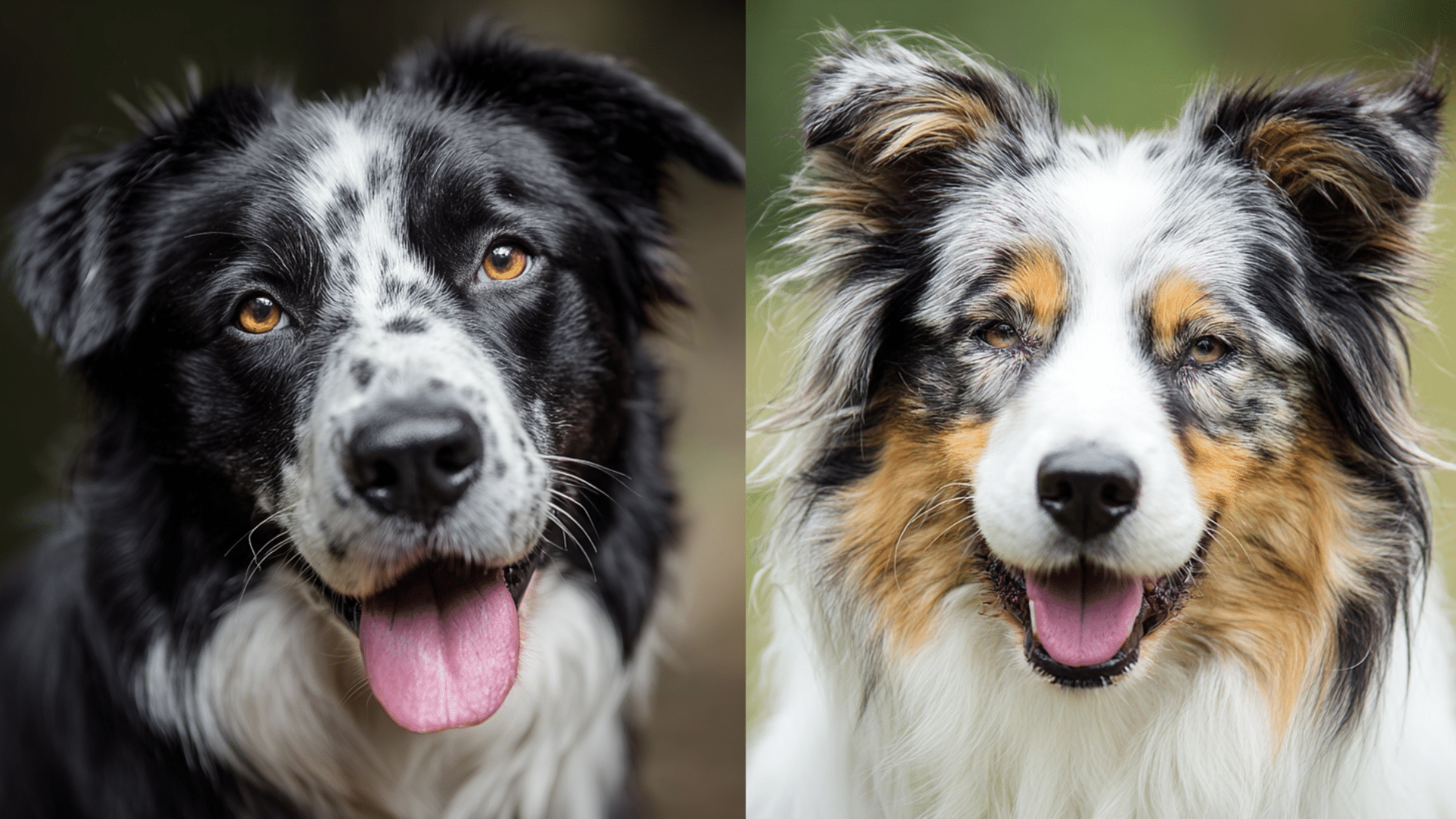 from physical appearance to temperament analyze the differences between a border collie and an australian shepherd