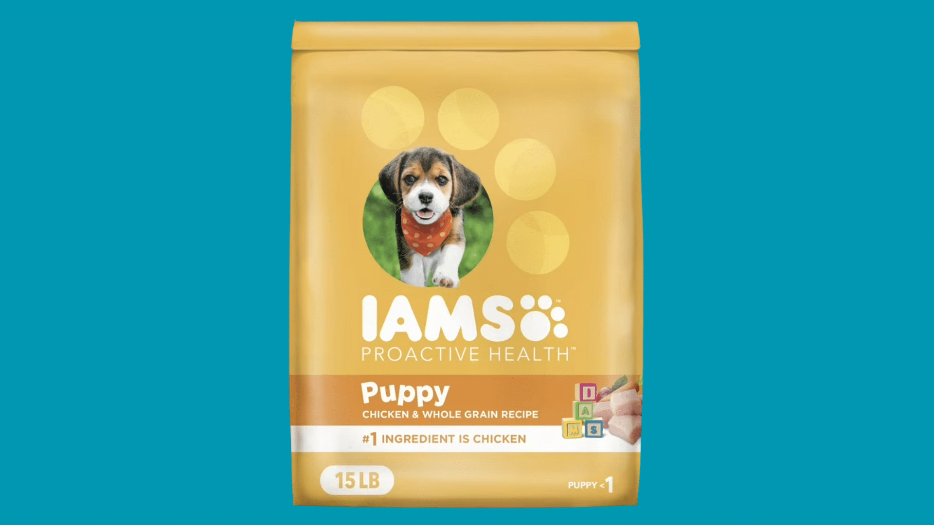 iams proactive health smart puppy food supporting brain development strong muscles and overall growth