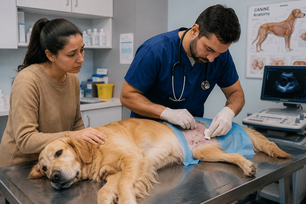 treating a dog prolapse